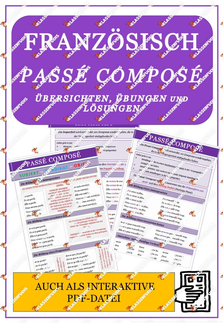 Französisch: Passé Composé – interaktiv